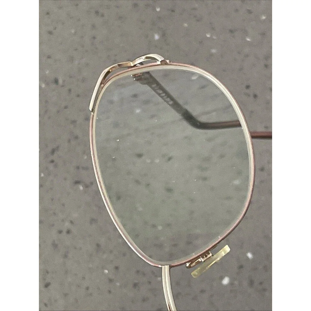Marchon Tres Jolie Eyeglasses Frames ONLY 110 662 Gold Full Rim Oval 54-17-130